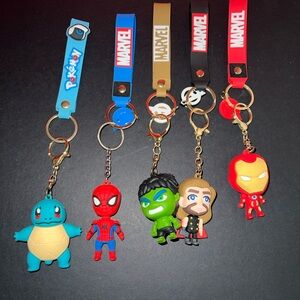 Marvel Red and Blue Action Figures Playset